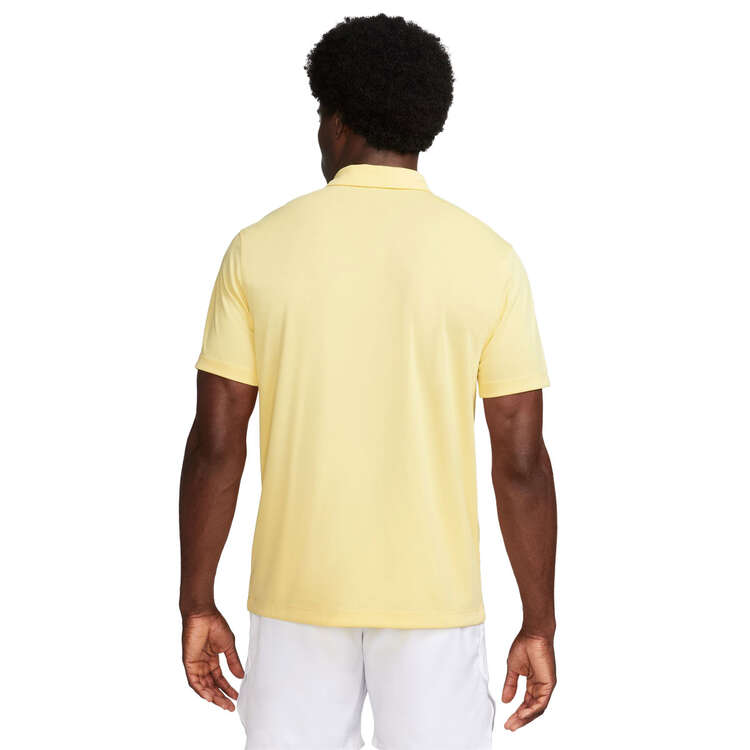 NikeCourt Mens Dri-FIT Tennis Polo Yellow XS, Yellow, rebel_hi-res