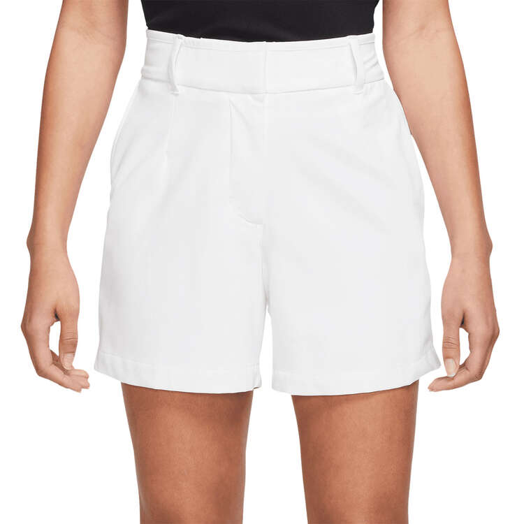Nike Womens Dri-FIT Victory Golf Shorts White L, White, rebel_hi-res