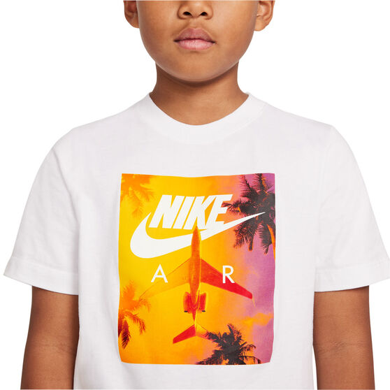 Nike Boys Sportswear Sunrise Tee White S, White, rebel_hi-res