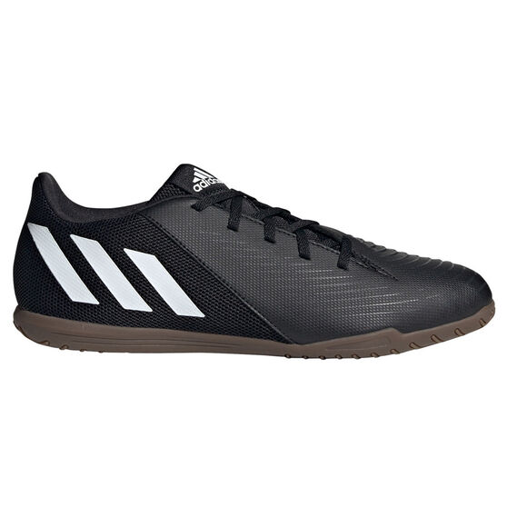 adidas Predator Edge .4 Indoor Soccer Shoes, Black/White, rebel_hi-res