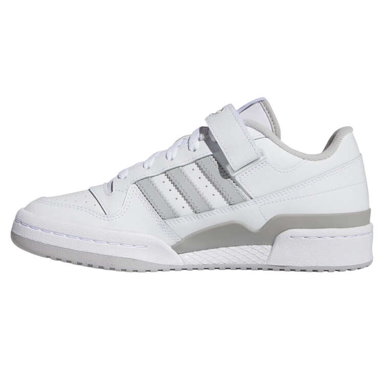 adidas Originals Forum Low Womens Casual Shoes, White/Grey, rebel_hi-res