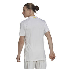adidas Mens London FreeLift Polo Shirt, White, rebel_hi-res