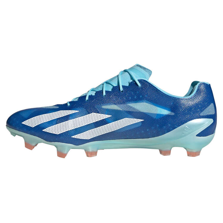 adidas X Crazyfast + Football Boots Blue/White US Mens 7 / Womens 8, Blue/White, rebel_hi-res