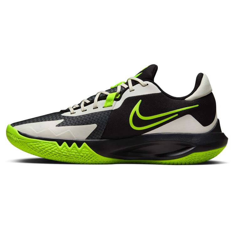 Nike Precision 6 Basketball Shoes Black/Green US Mens 7 / Womens 8.5, Black/Green, rebel_hi-res