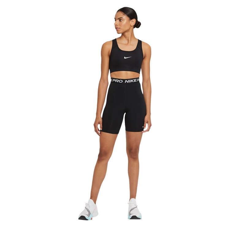 Nike Pro Womens 365 High-Rise 7 Inch Shorts Black XS, Black, rebel_hi-res