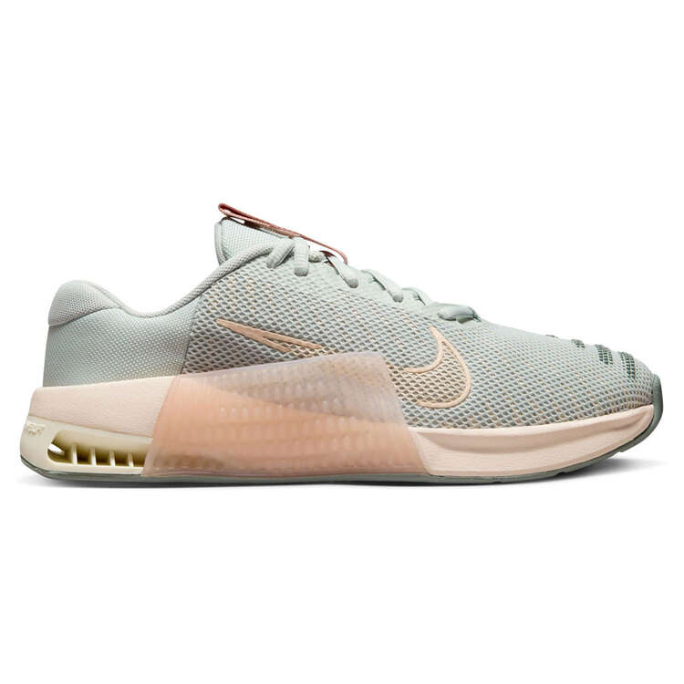 Nike Metcon 9 Womens Training Shoes Grey/Rose US 6, Grey/Rose, rebel_hi-res