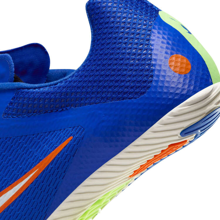 Nike Rival Sprint Track Spikes, Blue/Lime, rebel_hi-res