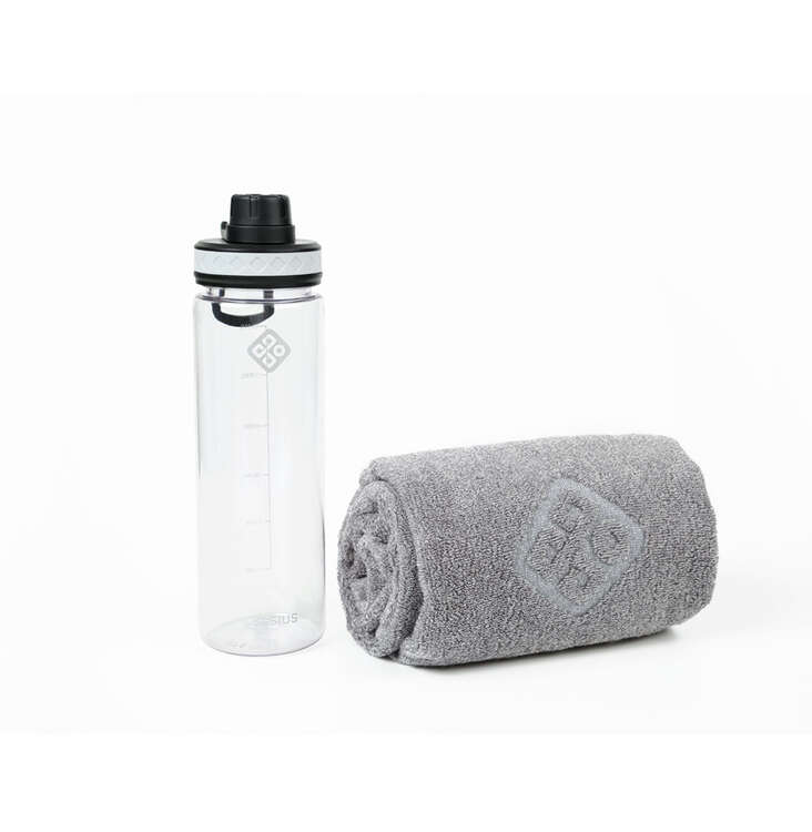Celsius Cotton Towel and Bottle Set 710ml, , rebel_hi-res