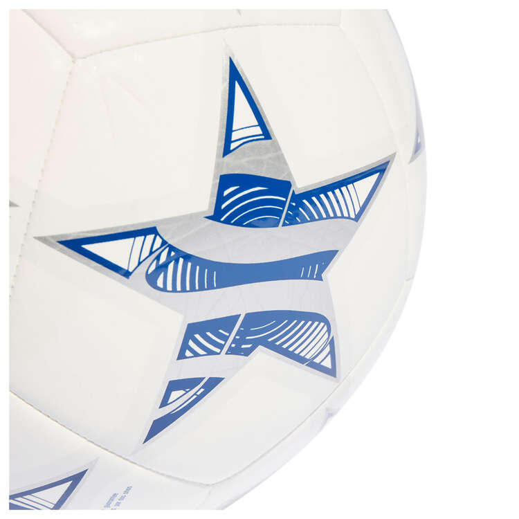 adidas UEFA Champions League 2023/24 Group Stage Club Soccer Ball, White, rebel_hi-res