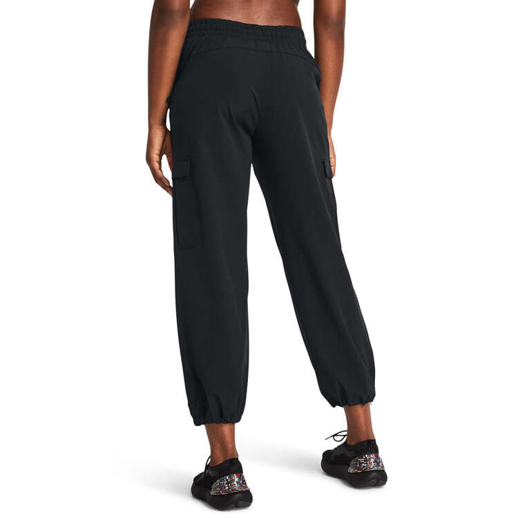 Under Armour Womens ArmourSport Woven Cargo Pants, Black, rebel_hi-res