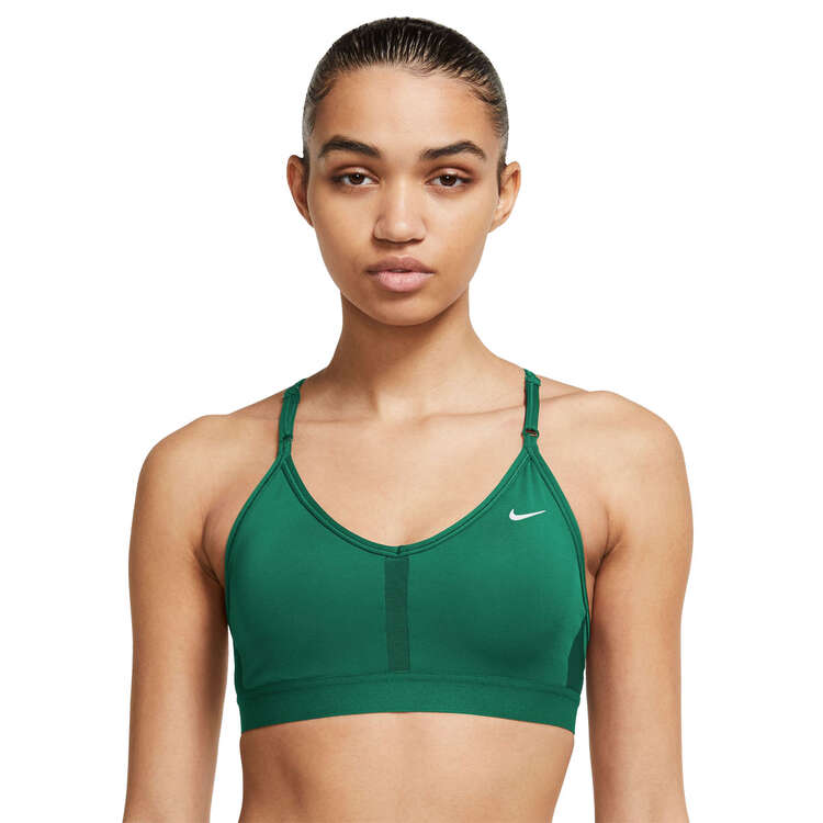 Nike Womens Dri-FIT Indy Padded Sports Bra Green XS, Green, rebel_hi-res