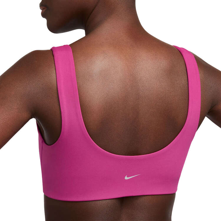 Nike Womens Dri-FIT Alate All U Light-Support U-Neck Sports Bra, Pink, rebel_hi-res