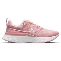Nike React Infinity Run Flyknit 2 Womens Running Shoes Pink/White US 6, Pink/White, rebel_hi-res