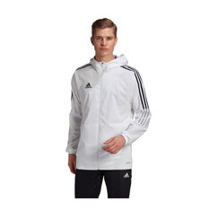 adidas Mens Tiro21 Windbreaker Jacket, White, rebel_hi-res