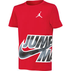 Jordan Boys MVP Jumpman Wrap Tee Red S, Red, rebel_hi-res