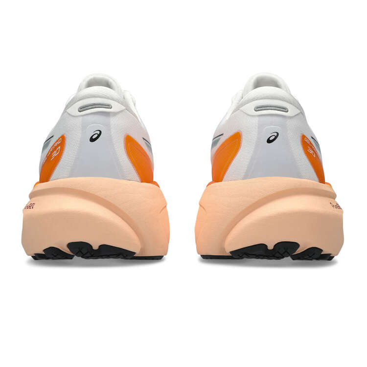 Asics GEL Kayano 30 Mens Running Shoes, White/Orange, rebel_hi-res