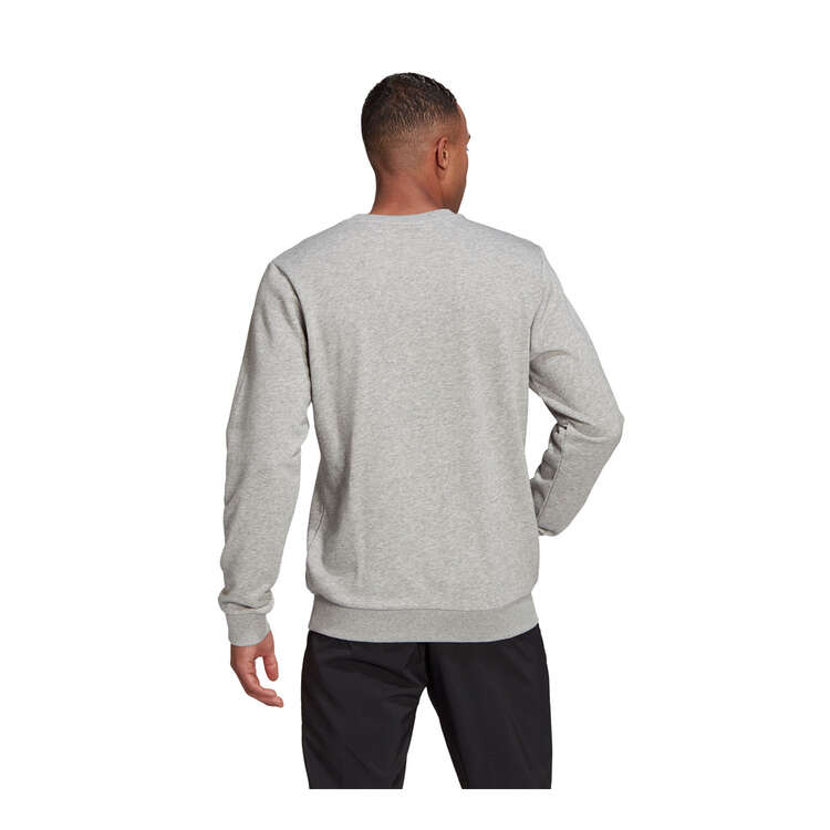 adidas Mens Essentials Big Logo Sweatshirt Grey S, Grey, rebel_hi-res
