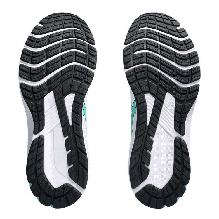 Asics GT 1000 Leather 2 2E Mens Walking Shoes, White/Green, rebel_hi-res