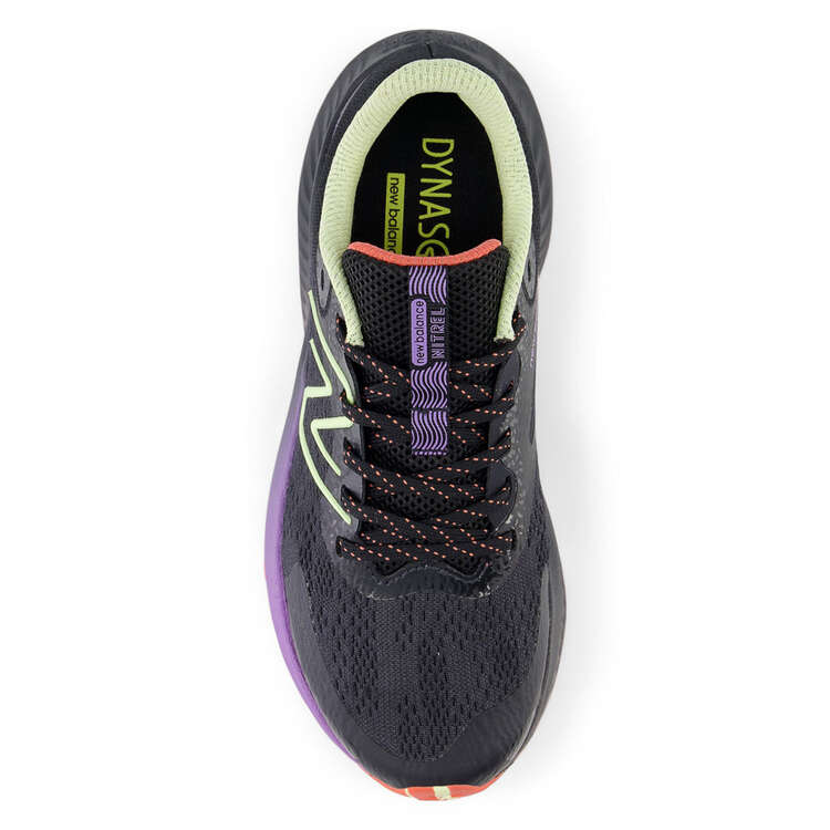 New Balance DynaSoft Nitrel v5 Womens Trail Running Shoes, Black/Yellow, rebel_hi-res
