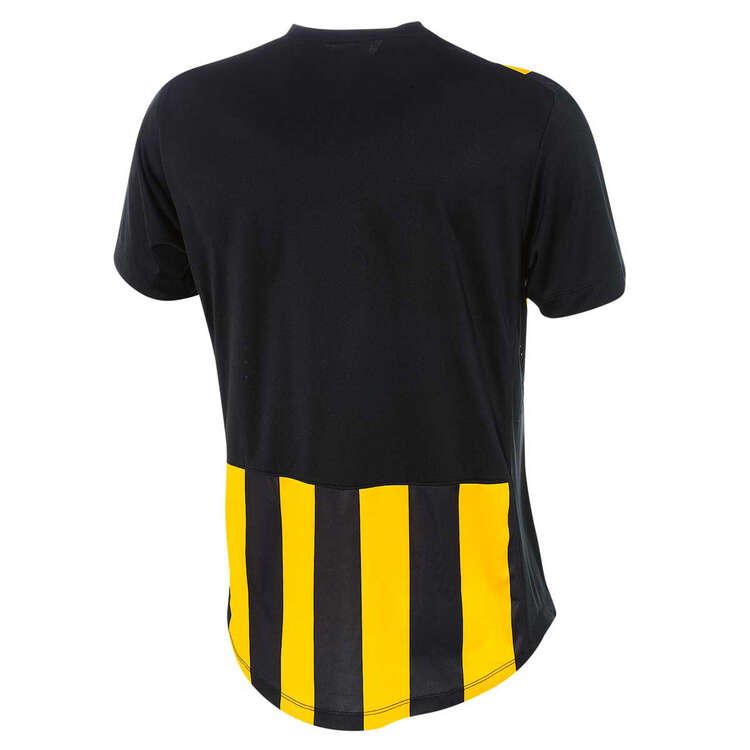 Umbro Mens Striped Jersey Yellow / Black XL, Yellow / Black, rebel_hi-res