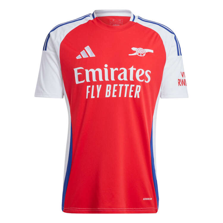 adidas Arsenal FC 2024/25 Replica Home Football Jersey Red S, Red, rebel_hi-res