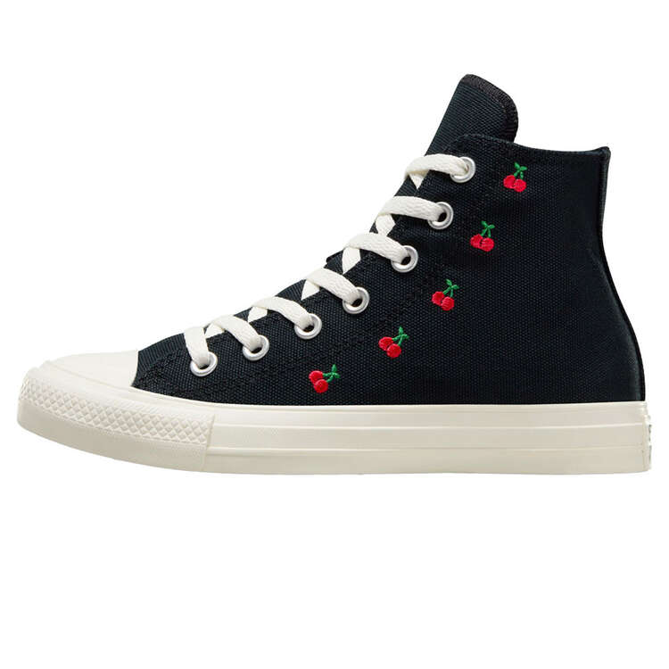 Converse Chuck Taylor All Star High Womens Casual Shoes Black/White US 6, Black/White, rebel_hi-res