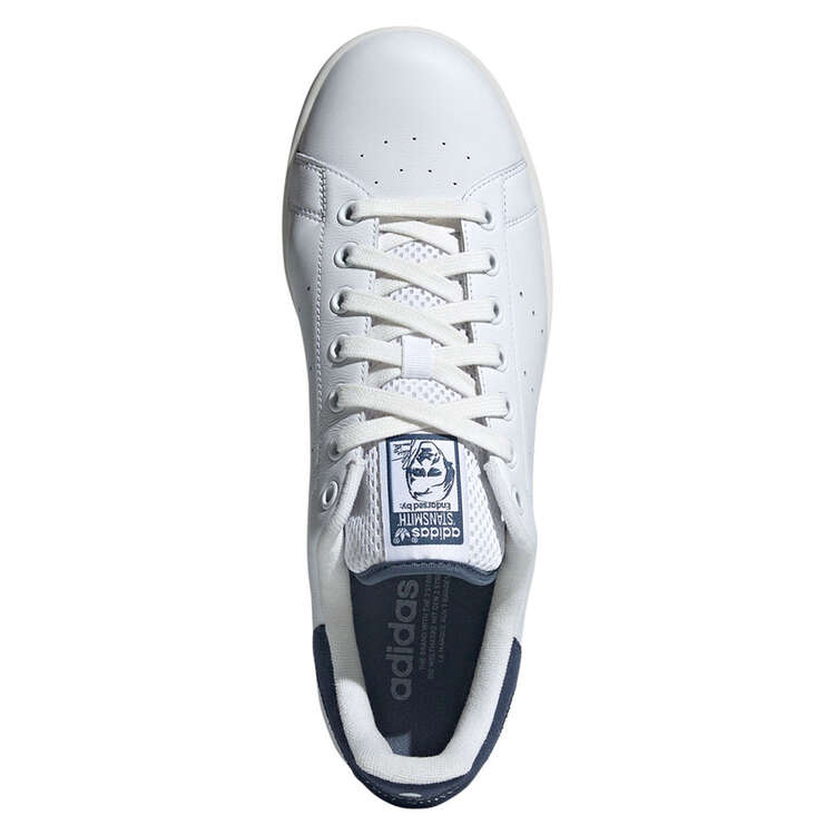 adidas Originals Stan Smith Mens Casual Shoes, White/Navy, rebel_hi-res