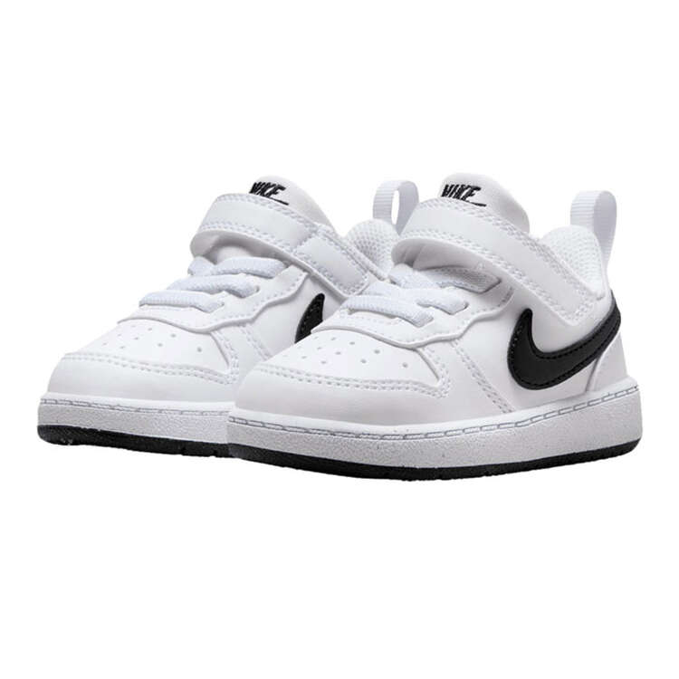 Nike Court Borough Low Recraft Toddlers Shoes, White/Black, rebel_hi-res