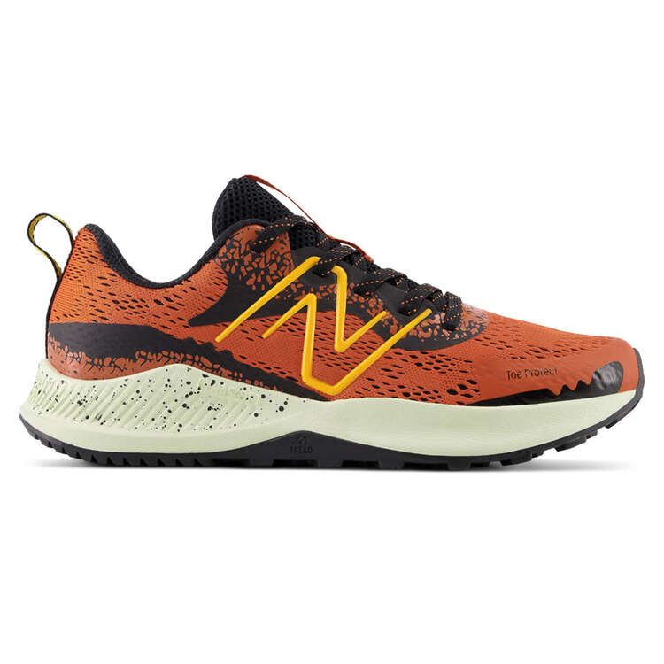 New Balance Nitrel v5 GS Kids Trail Running Shoes Orange/Black US 4, Orange/Black, rebel_hi-res