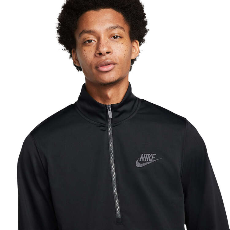Nike Mens Club Poly Knit Track Suit, Black, rebel_hi-res