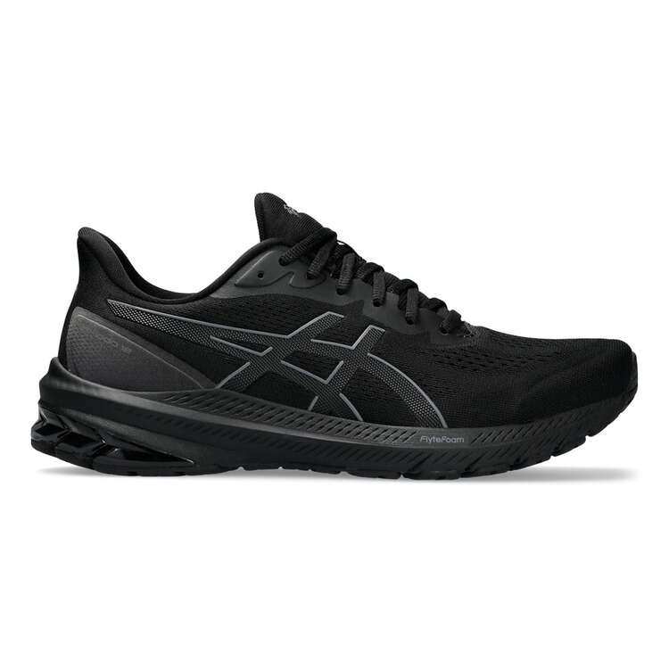 Asics GT 1000 12 Mens Running Shoes Black/Grey US 7, Black/Grey, rebel_hi-res