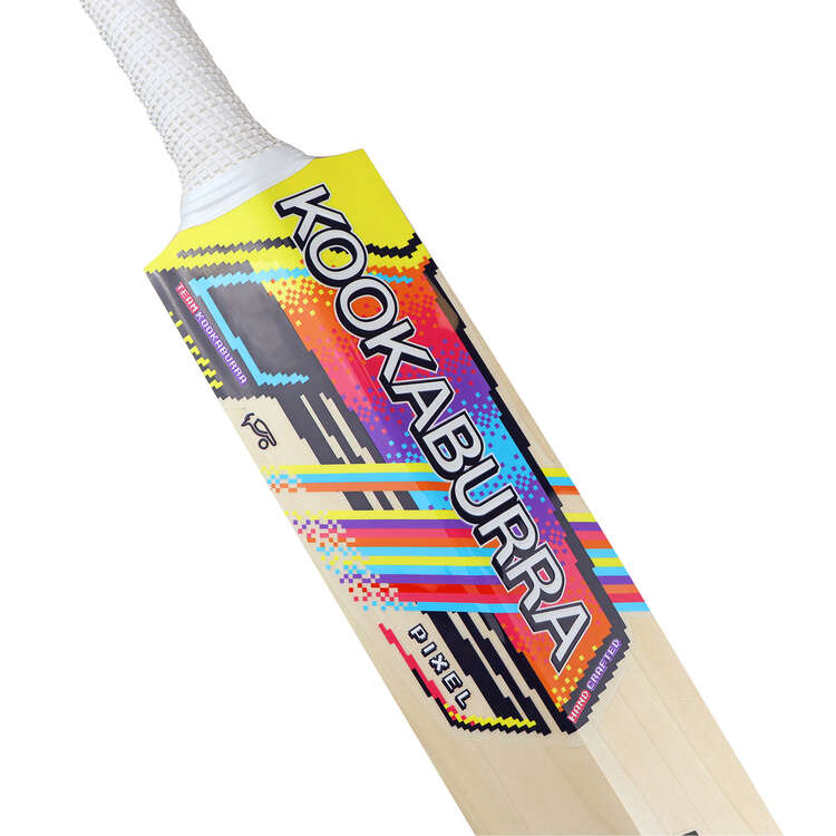 Kookaburra Pixel Giga Junior Cricket Bat, Tan/Yellow, rebel_hi-res