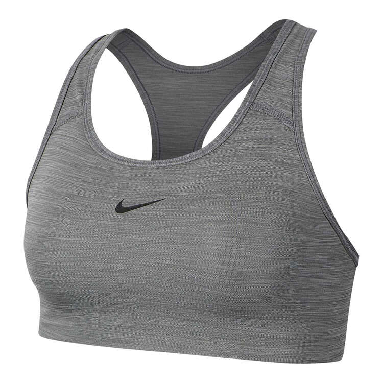 Nike Womens Medium Support Sports Bra Grey XS, Grey, rebel_hi-res