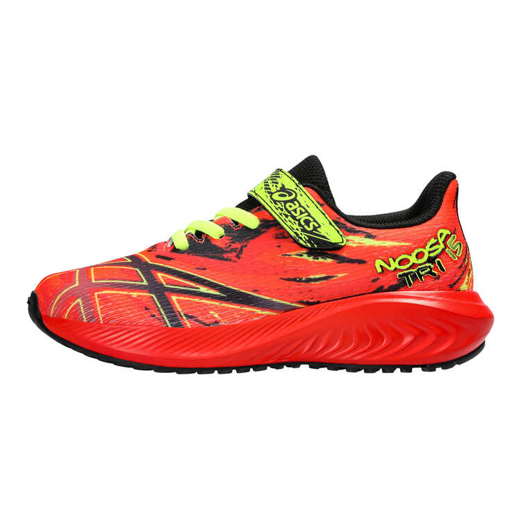 Asics GEL Pre Noosa Tri 15 PS Kids Running Shoes, Red/Black, rebel_hi-res
