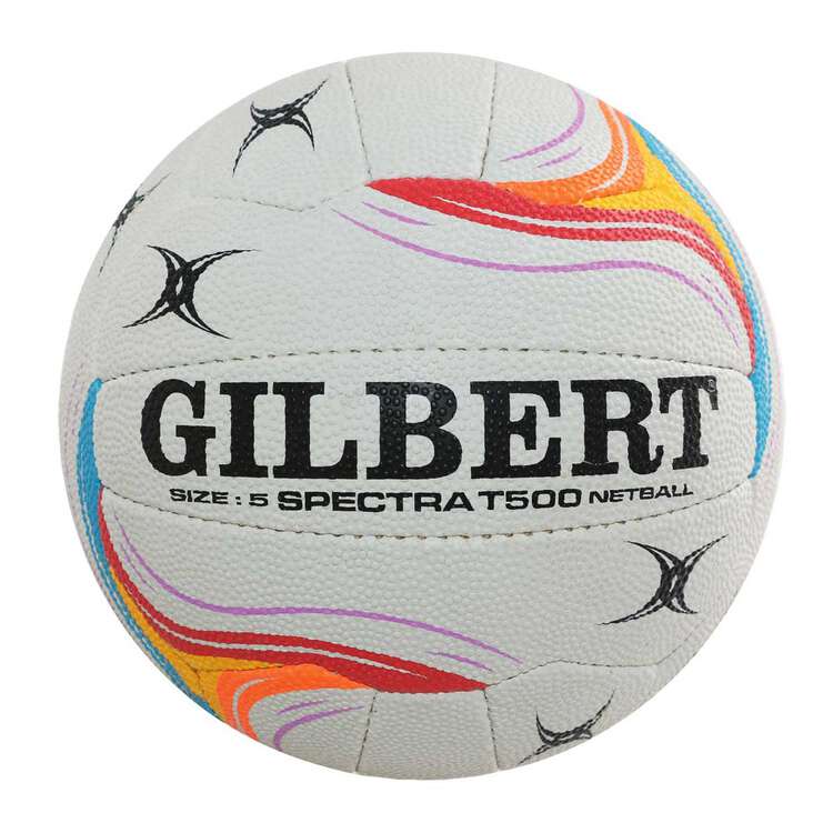 Gilbert Spectra T500 Netball White / Pink 5, , rebel_hi-res