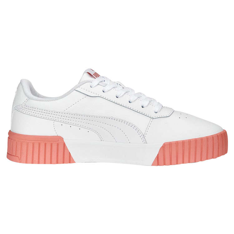 Puma Carina 2.0 Womens Casual Shoes, White/Pink, rebel_hi-res