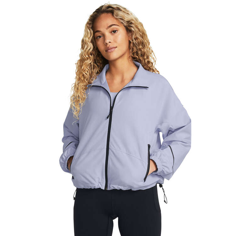 Under Armour Womens Unstoppable Jacket, Blue, rebel_hi-res