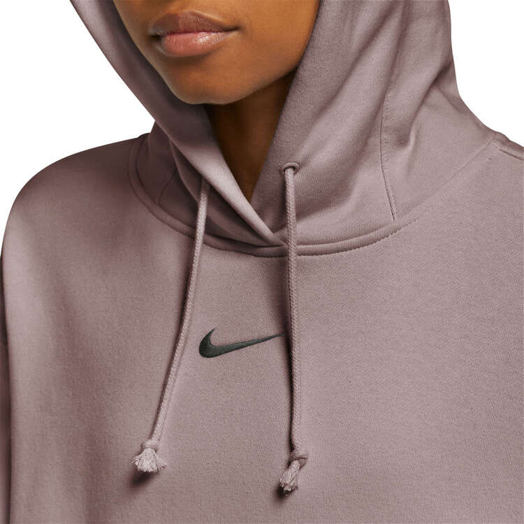 Nike Womens Phoenix Oversized Pullover Hoodie, Mauve, rebel_hi-res