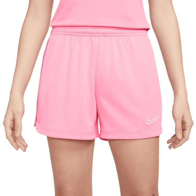 Nike Womens Dri-FIT Academy 23 Football Shorts Pink/White XS, Pink/White, rebel_hi-res