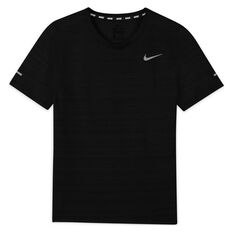 Nike Boys Dri-FIT Miler Tee Black XS, Black, rebel_hi-res