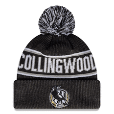 Collingwood Magpies New Era Supporter Beanie, , rebel_hi-res