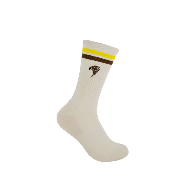 Hawthorn Hawks Sneaker Socks 2 Pack, , rebel_hi-res