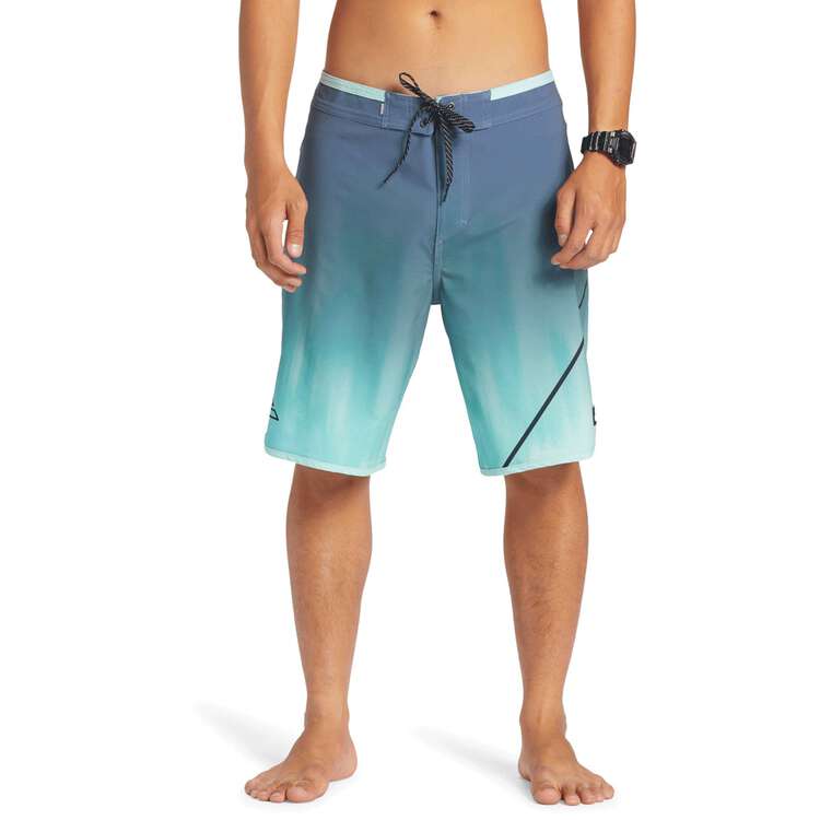 Quiksilver Mens Surfsilk New Wave 20in Board Shorts Blue 30 inch, Blue, rebel_hi-res