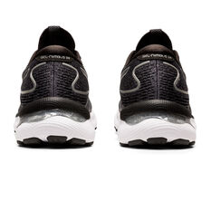 Asics GEL Nimbus 24 D Womens Running Shoes, Black/Silver, rebel_hi-res