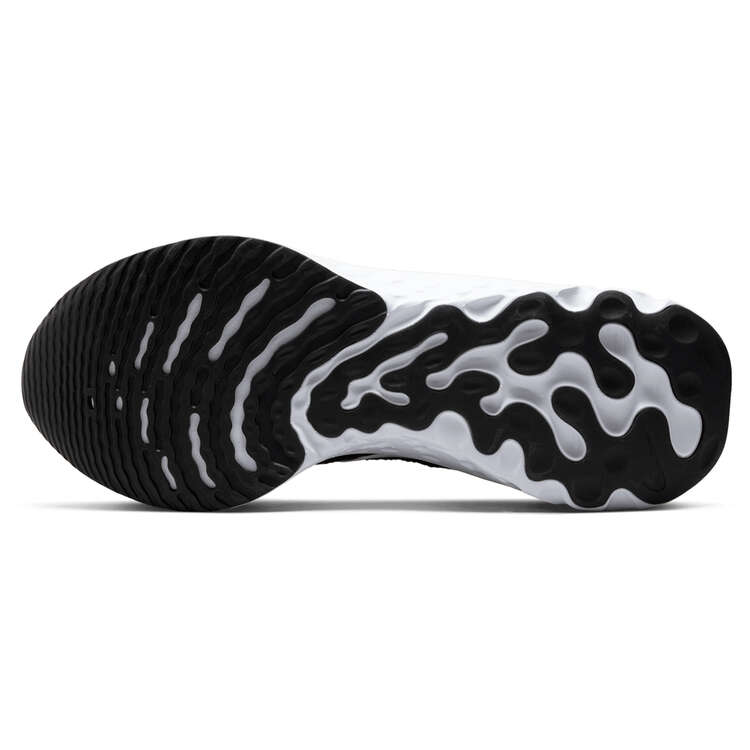 Nike React Infinity Run Flyknit 3 Mens Running Shoes, Black/White, rebel_hi-res