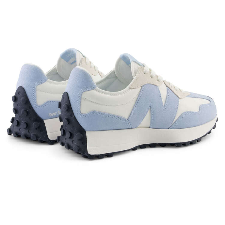 New Balance 327 V1 Womens Casual Shoes, White/Blue, rebel_hi-res