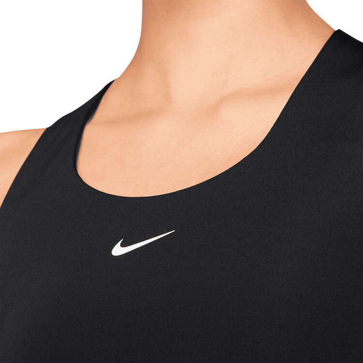 Nike Womens Swoosh Medium-Support Padded Sports Bra Tank, Black, rebel_hi-res