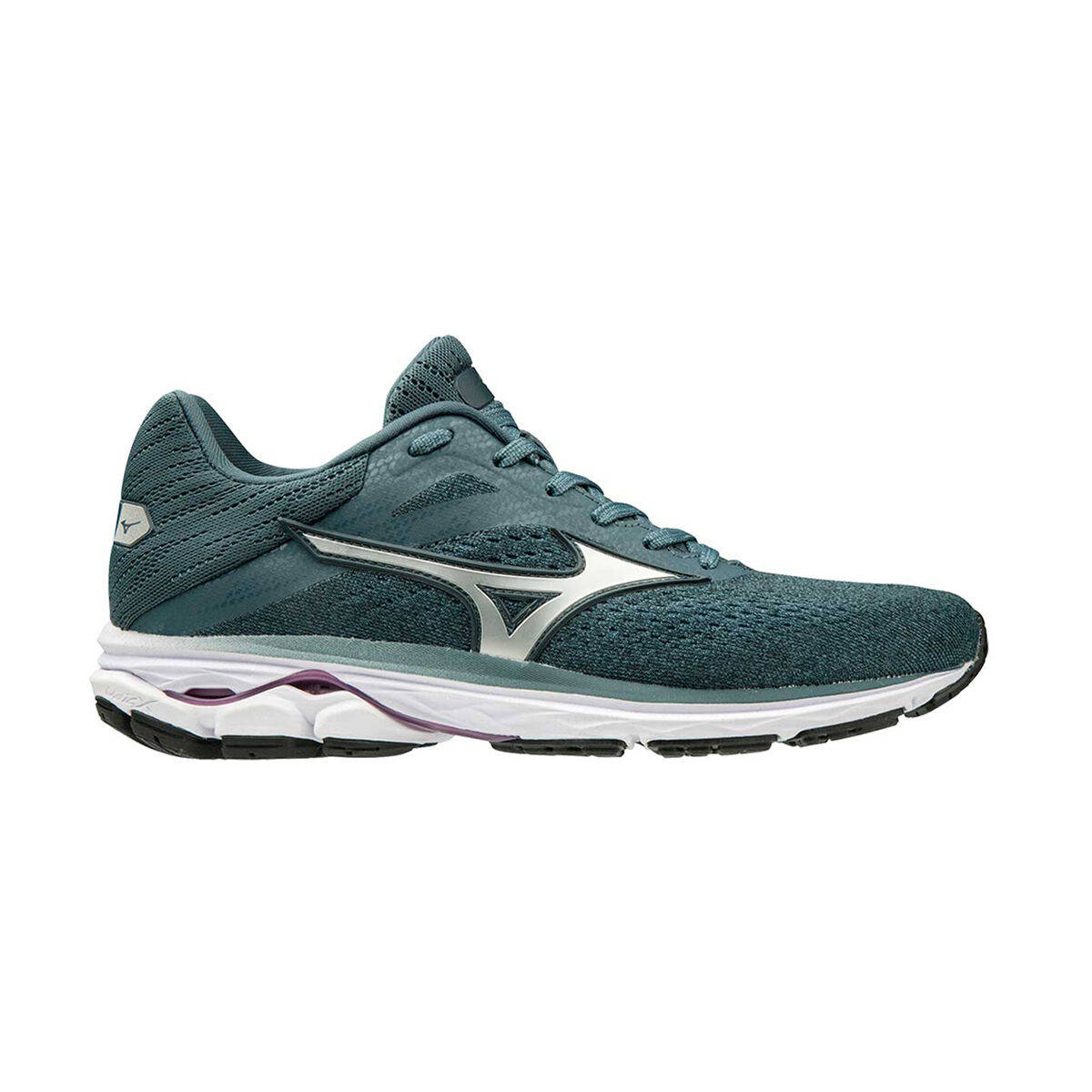 Mizuno Wave Rider 23 Womens Running Shoes Blue / White US 7 | Rebel Sport