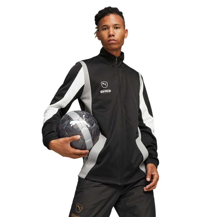 Puma Mens King Pro Football Training Jacket, Black, rebel_hi-res