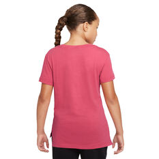 Nike Girls Sportswear DPTL Basic Fututa Tee Pink XS, Pink, rebel_hi-res